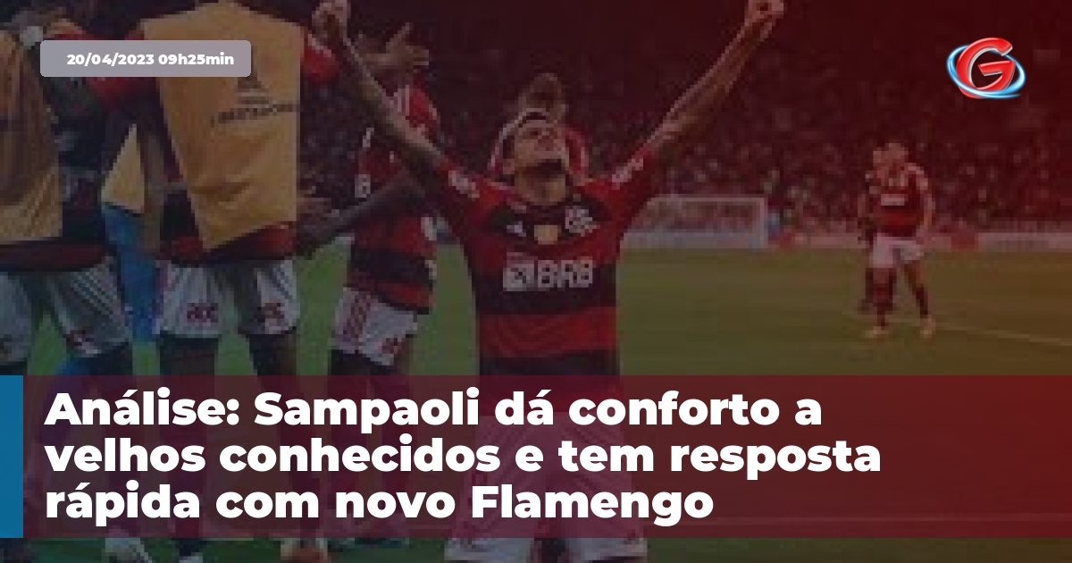 Análise: Flamengo reprime amor à bola pedido por Sampaoli, leva