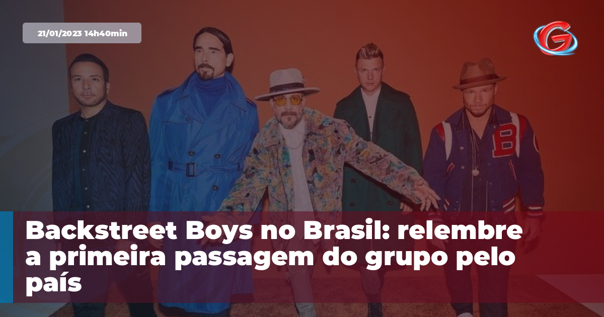 Backstreet Boys no Brasil: relembre a primeira passagem do grupo pelo país