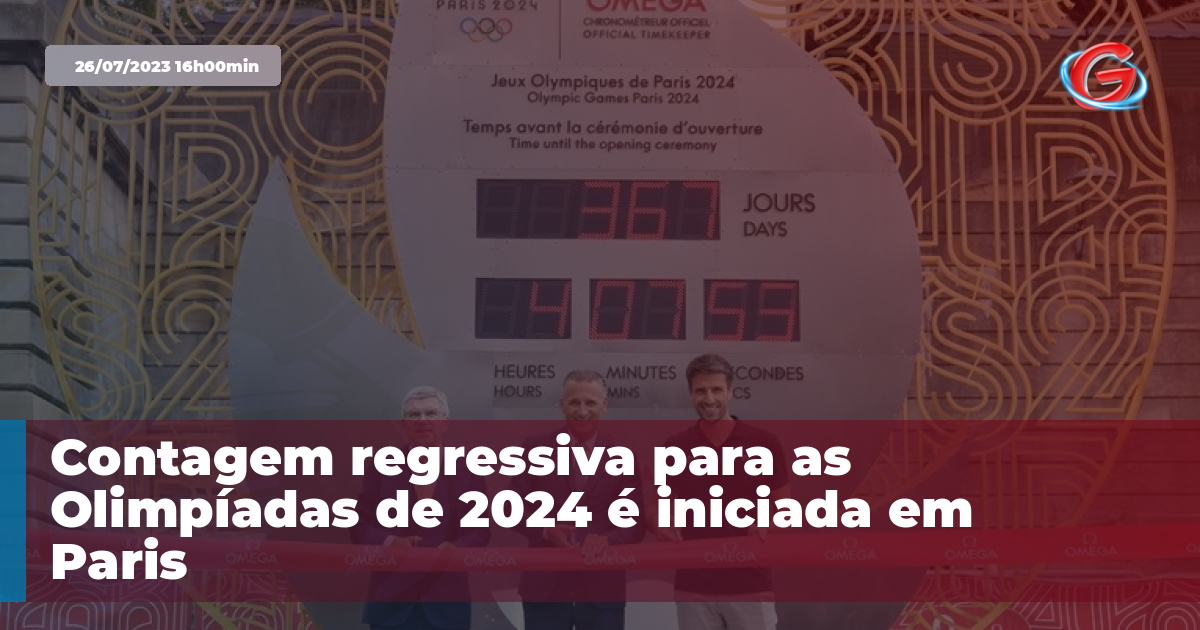 Contagem regressiva! Falta um ano para os Jogos Olímpicos Paris