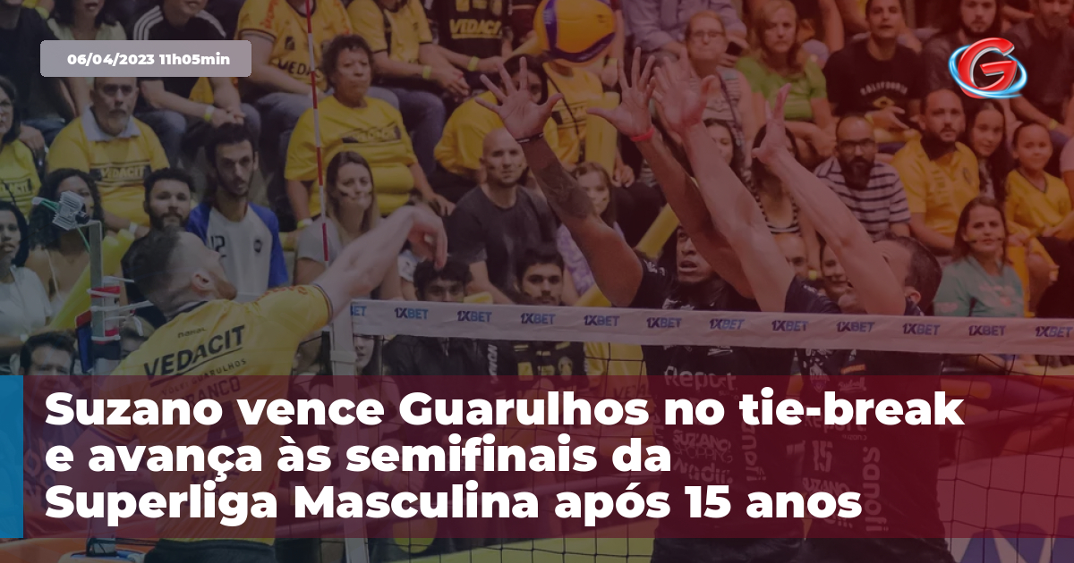 Suzano vence Guarulhos no tiebreak em duelo emocionante